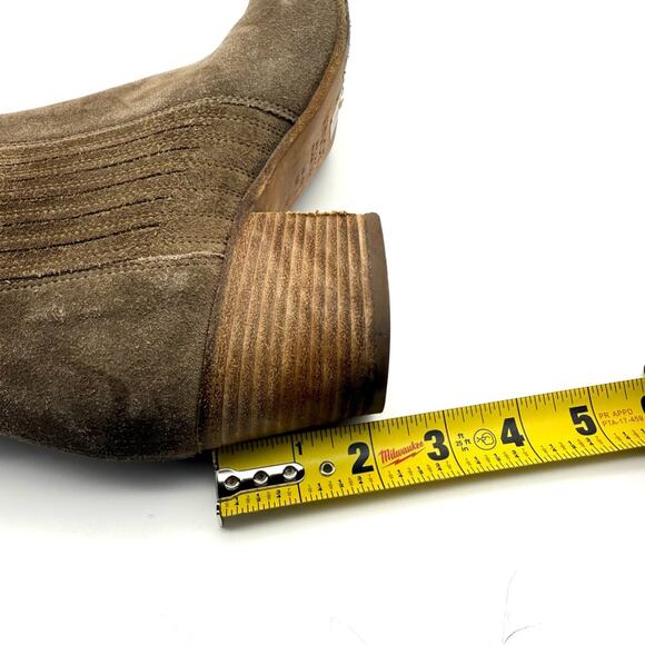 Vince Haider Ankle Bootie Flint Suede 8 - Picture 11 of 14